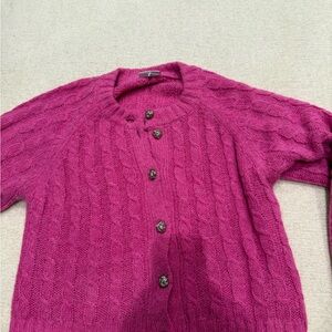 GANNI Women's Cable Knit Sweater - Pink